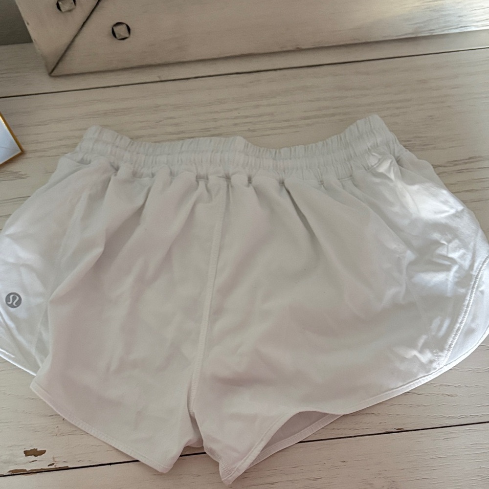 lululemon athletica Crisp White Athletic Shorts